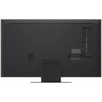 نمای پشت در حالت ارتفاع زیاد پایه در تلویزیون QNED Evo Edge MiniLED ال جی 55QNED86 سایز 55 اینچ 4K رفرش ریت 120 هرتز،قطعات کره و مونتاژ اندونزی در سال 2025 - سایت دبی کوچولو