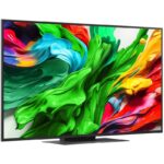 نمای سمت راست و زاویه دید تلویزیون QNED Evo Edge MiniLED ال جی 55QNED86 سایز 55 اینچ 4K رفرش ریت 120 هرتز،قطعات کره و مونتاژ اندونزی در سال 2025 - سایت دبی کوچولو