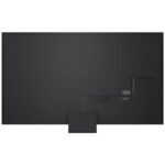 نمای پشتی در حالت ارتفاع زیاد در تلویزیون QNED Evo Edge MiniLED ال جی 75QNED86 سایز 75 اینچ 4K رفرش ریت 144 هرتز،قطعات کره و مونتاژ اندونزی در سال 2025 - سایت دبی کوچولو