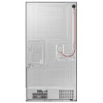 نمای پشت یخچال فریزر ساید بای ساید سامسونگ RF71 کد RF71DG9H0EB1A ساخت کره مونتاژ کره 29 فوت رنگ دودی سال 2024 - سایت دبی کوچولو