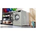 جهت باز شدن درب در ماشین لباسشویی بوش 9 کیلو WGA1440XGC رنگ اینوکس نقره ای ساخت آلمان مونتاژ ترکیه سری 4 با گارانتی و پرداخت درب منزل در دبی کوچولو