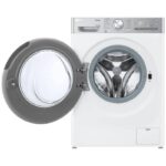 جهت باز شدن درب در ماشین لباسشویی و خشک کن ال جی R13 کد (WDR1307BWP) رنگ سفید 13 کیلو با 7 کیلو خشک کن صد در صد ساخت کُره با گارانتی و پرداخت درب منزل در دبی کوچولو