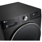 نمای بخش برنامه های و پنل لمسی در ماشین لباسشویی و خشک کن ال جی R13 کد (WDR1307PBP) رنگ دودی 13 کیلو با 7 کیلو خشک کن صد در صد ساخت کُره با گارانتی و پرداخت درب منزل در دبی کوچولو