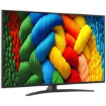 نمای سمت راست در تلویزیون NanoCell ال جی 55NANO81 سایز 55 اینچ 4K رفرش ریت 60 هرتز،قطعات کره و مونتاژ لهستان در سال 2025 - سایت دبی کوچولو