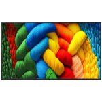 نمای روبرو و بدون پایه تلویزیون NanoCell ال جی 55NANO81 سایز 55 اینچ 4K رفرش ریت 60 هرتز،قطعات کره و مونتاژ لهستان در سال 2025 - سایت دبی کوچولو