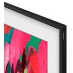 ضخامت فریم دور صفحه نمایش تلویزیون Neo QLED سامسونگ 75LS03FW سایز 75 اینچ 4K رفرش ریت 144 هرتز،قطعات کره و مونتاژ مصر و اسلواکی و مجارستان در سال 2025 - سایت دبی کوچولو