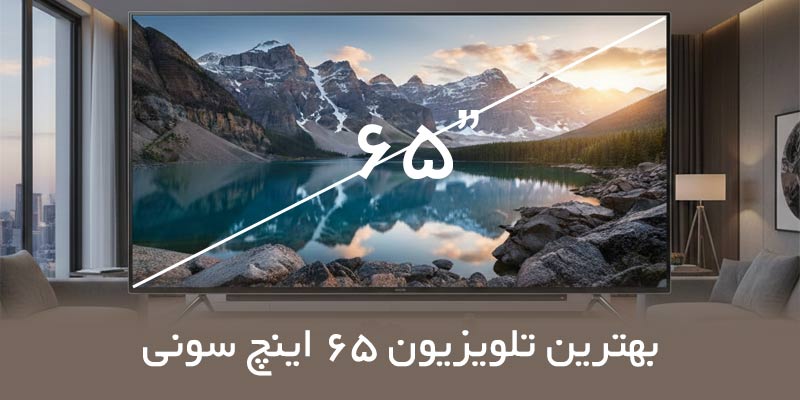 راهنمای خرید بهترین تلویزیون 65 اینچ سونی