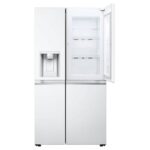 نمای بخش دور این دور در یخچال فریزر ساید بای ساید ال جی J267 کد GC-J267SQSS ساخت کره مونتاژ چین 24 فوت رنگ سفید سال 2024 - سایت دبی کوچولو