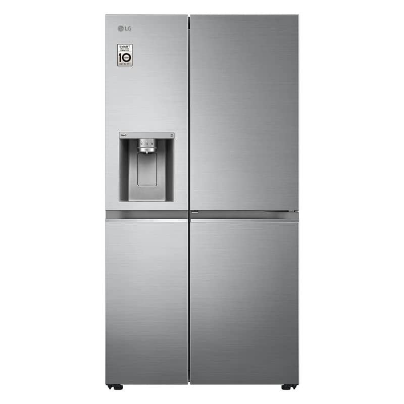 قیمت و خرید یخچال فریزر ساید بای ساید ال جی J287 کد GCJ-287TVL ساخت کره مونتاژ چین 24 فوت رنگ نقره‌ای پلاتینیومی سال 2024 - سایت دبی کوچولو