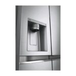 بخش آبریز و یخساز در یخچال فریزر ساید بای ساید ال جی J287 کد GCJ-287TVL ساخت کره مونتاژ چین 24 فوت رنگ نقره‌ای پلاتینیومی سال 2024 - سایت دبی کوچولو