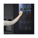 نمای بخش اینستاویوو در یخچال فریزر ساید بای ساید ال جی X287 کد GCX-287TVAN ساخت کره مونتاژ چین 24 فوت رنگ دودی سال 2024 - سایت دبی کوچولو