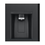 نمای روبرو از بخش آبریز و یخساز یخچال فریزر ساید بای ساید ال جی X287 کد GCX-287TVAN ساخت کره مونتاژ چین 24 فوت رنگ دودی سال 2024 - سایت دبی کوچولو
