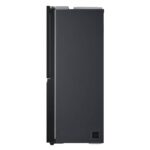 نمای بغل یخچال فریزر ساید بای ساید ال جی X287 کد GCX-287TVAN ساخت کره مونتاژ چین 24 فوت رنگ دودی سال 2024 - سایت دبی کوچولو