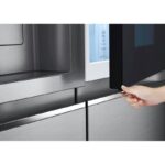 حالت DOOR IN DOOR در یخچال فریزر ساید بای ساید ال جی X267 کد GR-X267MSHS ساخت کره مونتاژ چین 24 فوت رنگ نقره ای سال 2024 - سایت دبی کوچولو