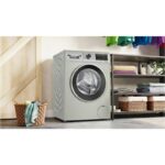 نمای کلی در فضای خانه در ماشین لباسشویی بوش 9 کیلو WGA2440XME رنگ نقره ای ساخت آلمان مونتاژ ترکیه سری 4 با گارانتی و پرداخت درب منزل در دبی کوچولو