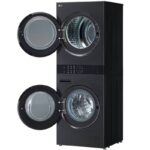 نمای سمت چپ در ماشین لباسشویی و خشک کن ال جی WT13 کد (WT1310YJ) رنگ دودی 13 کیلو با 10 کیلو خشک کن صد در صد ساخت کُره با گارانتی و پرداخت درب منزل در دبی کوچولو