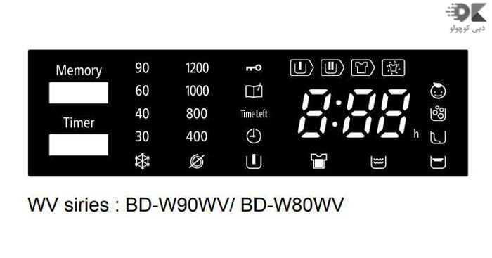 لباسشویی 8 کیلویی هیتاچی مدل BD-W80XWV-دبی کوچولو